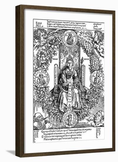 Philosophia, 1502-Albrecht Dürer-Framed Giclee Print