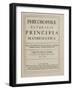 Philosophiae Naturalis Principia Mathematica-Sir Isaac Newton-Framed Giclee Print