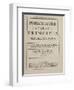 Philosophiae Naturalis Principia Mathematica-Sir Isaac Newton-Framed Giclee Print