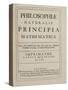 Philosophiae Naturalis Principia Mathematica-Sir Isaac Newton-Stretched Canvas