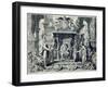 Philosophical Thesis of Ligeza with the Portrait of Sigismund III (1566-1632) 1628 (Engraving)-Schelte Adams Bolswert-Framed Giclee Print