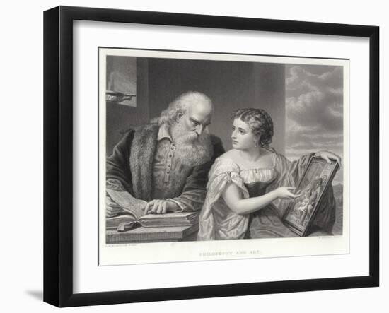 Philosophy and Art-Daniel Huntington-Framed Giclee Print