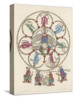 Philosophy Enthroned Surroun- -Ed by the Sciences-Engelhardt-Stretched Canvas