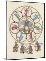 Philosophy Enthroned Surroun- -Ed by the Sciences-Engelhardt-Mounted Photographic Print