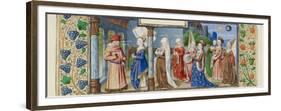 Philosophy Presenting the Seven Liberal Arts to Boethius, Ca 1465-null-Framed Giclee Print