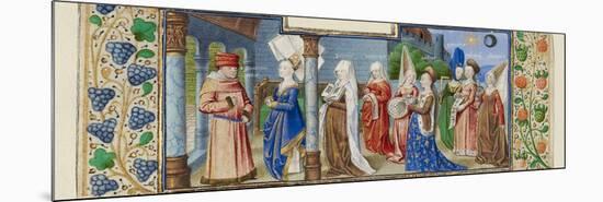 Philosophy Presenting the Seven Liberal Arts to Boethius, Ca 1465-null-Mounted Giclee Print