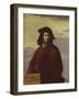 Philosophy, self portrait by Italian artist Salvator Rosa-Salvator Rosa-Framed Giclee Print