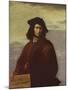 Philosophy, self portrait by Italian artist Salvator Rosa-Salvator Rosa-Mounted Giclee Print