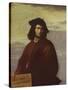 Philosophy, self portrait by Italian artist Salvator Rosa-Salvator Rosa-Stretched Canvas