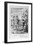 Phineus Is Delivered from the Harpies by Calais and Zethes, 1655-Michel de Marolles-Framed Giclee Print