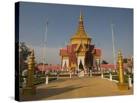 Phnom Penh, Cambodia, Indochina, Southeast Asia, Asia-Ben Pipe-Stretched Canvas