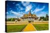 Phnom Penh Tourist Attraction and Famouse Landmark - Royal Palace Complex, Cambodia-DR Travel Photo and Video-Stretched Canvas