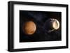 Phobos and Mars, Artwork-null-Framed Photographic Print