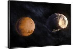 Phobos and Mars, Artwork-null-Framed Photographic Print