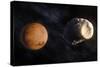 Phobos and Mars, Artwork-null-Stretched Canvas