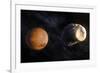 Phobos and Mars, Artwork-null-Framed Photographic Print