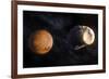 Phobos and Mars, Artwork-null-Framed Photographic Print