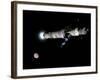 Phobos Mission Rocket Brakes for Mars Orbit-Stocktrek Images-Framed Photographic Print