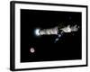 Phobos Mission Rocket Brakes for Mars Orbit-Stocktrek Images-Framed Photographic Print