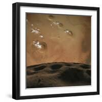 Phobos Orbits So Close to Mars That the Planet Would Fill the Little Moon's Sky-Stocktrek Images-Framed Photographic Print