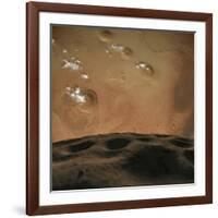 Phobos Orbits So Close to Mars That the Planet Would Fill the Little Moon's Sky-Stocktrek Images-Framed Photographic Print