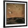 Phobos Orbits So Close to Mars That the Planet Would Fill the Little Moon's Sky-Stocktrek Images-Framed Photographic Print