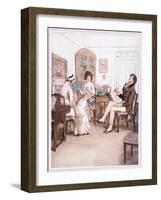 Phoebe: He Is Absolutely Fearless, Susan, He Has Smoked His Pipe in This Room-Hugh Thomson-Framed Giclee Print