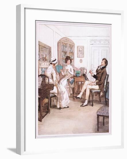 Phoebe: He Is Absolutely Fearless, Susan, He Has Smoked His Pipe in This Room-Hugh Thomson-Framed Giclee Print
