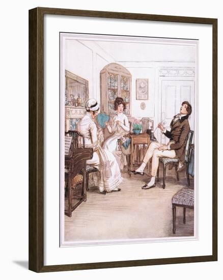 Phoebe: He Is Absolutely Fearless, Susan, He Has Smoked His Pipe in This Room-Hugh Thomson-Framed Giclee Print