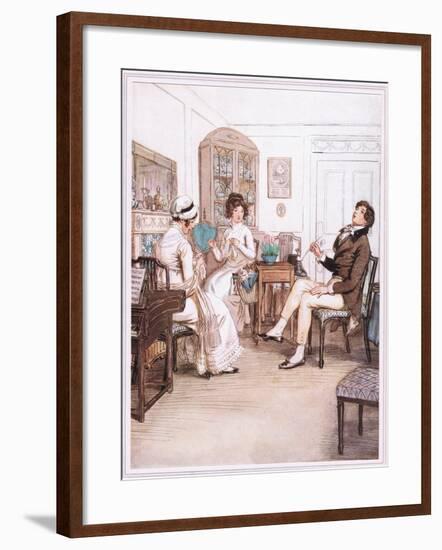 Phoebe: He Is Absolutely Fearless, Susan, He Has Smoked His Pipe in This Room-Hugh Thomson-Framed Giclee Print