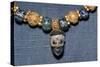 Phoenician glass head on Etruscan Necklace, c7th century BC-Unknown-Stretched Canvas