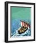 Phoenician Sailing Vessel-English School-Framed Giclee Print