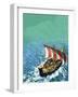 Phoenician Sailing Vessel-English School-Framed Giclee Print