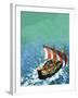 Phoenician Sailing Vessel-English School-Framed Giclee Print