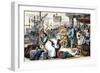 Phoenician Sailors Trading Goods in an Ancient Mediterranean Seaport-null-Framed Giclee Print