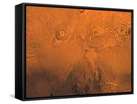 Phoenicis Lacus Region of Mars-Stocktrek Images-Framed Stretched Canvas