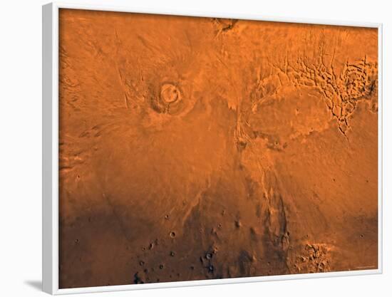 Phoenicis Lacus Region of Mars-Stocktrek Images-Framed Photographic Print