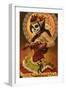 Phoenix, Arizona - Day of the Dead Marionettes-Lantern Press-Framed Art Print