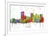 Phoenix Arizona Skyline MCLR 1-Marlene Watson-Framed Giclee Print