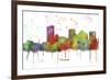 Phoenix Arizona Skyline MCLR 1-Marlene Watson-Framed Giclee Print