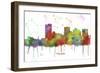 Phoenix Arizona Skyline MCLR 1-Marlene Watson-Framed Giclee Print