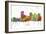 Phoenix Arizona Skyline MCLR 1-Marlene Watson-Framed Giclee Print