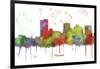 Phoenix Arizona Skyline MCLR 1-Marlene Watson-Framed Giclee Print