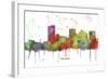 Phoenix Arizona Skyline MCLR 1-Marlene Watson-Framed Giclee Print