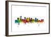 Phoenix Arizona Skyline-Michael Tompsett-Framed Art Print