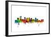 Phoenix Arizona Skyline-Michael Tompsett-Framed Art Print