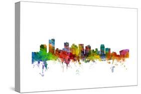 Phoenix Arizona Skyline-Michael Tompsett-Stretched Canvas