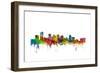 Phoenix Arizona Skyline-Michael Tompsett-Framed Art Print