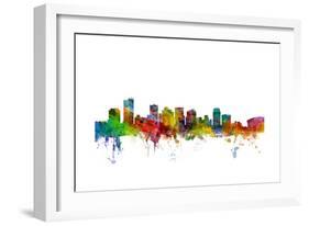 Phoenix Arizona Skyline-Michael Tompsett-Framed Art Print