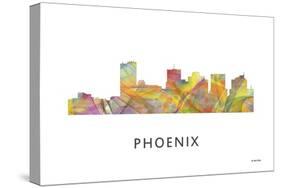 Phoenix Arizona Skyline-Marlene Watson-Stretched Canvas